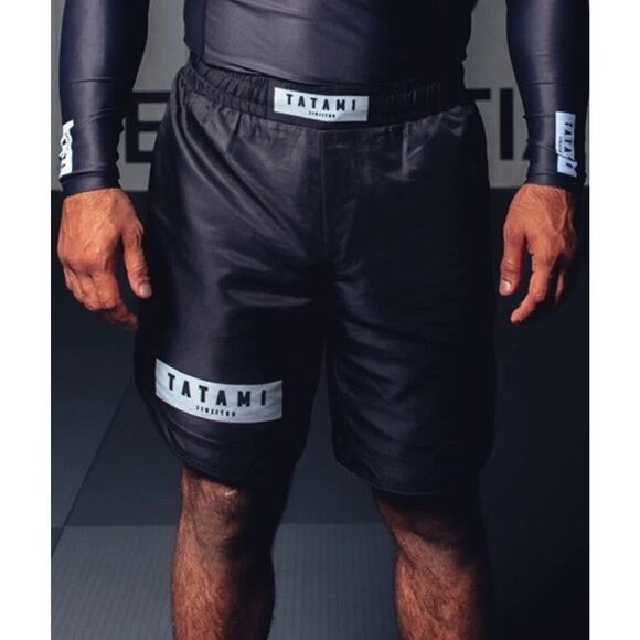 Tatami Athlete Grappling Shorts In Black Sz XL NWT - Picture 1 of 12